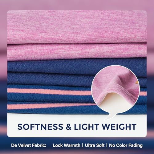 3Pack Dog Sweater with Sleeves Fleece Shirt for Large Dogs (3XL (75-100lbs) / 06# 3Pack(Pink+Blue+Stripe))