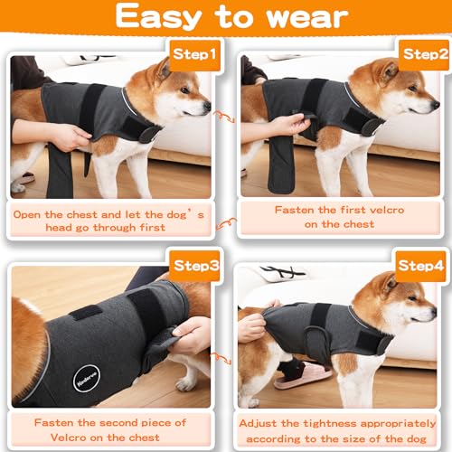 Dog Anxiety Jacket (XX-Large / Dark Gray)