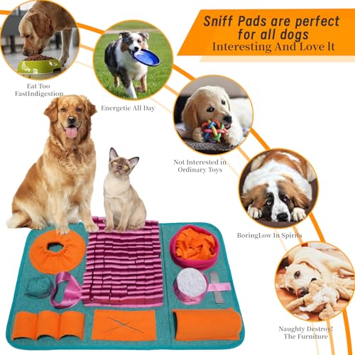 Snuffle mat for Dogs (Red)
