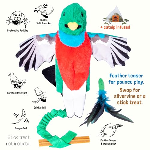 Pupr Pals Cat Wrestling Glove (Large / Quetzal + Catnip)