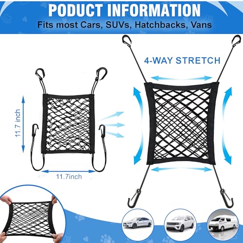 Universal Dog Car Net Barrier (2-Layer Mesh)