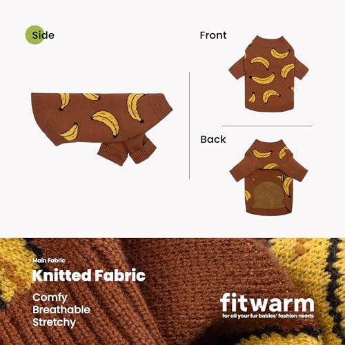 Banana Dog Sweater (Small / Banana)