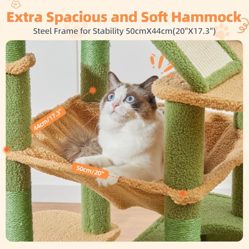 Cactus Cat Tree (Cactus / 71 Inches)