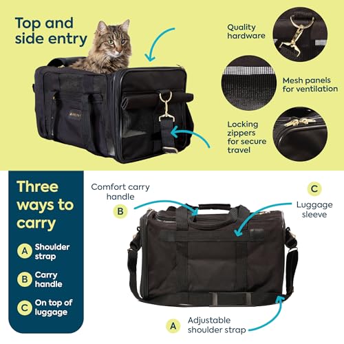 Delta Airlines Travel Pet Carrier (Delta Airlines Pet Carrier / 18.0"L x 11.0"W x 10.5"H)