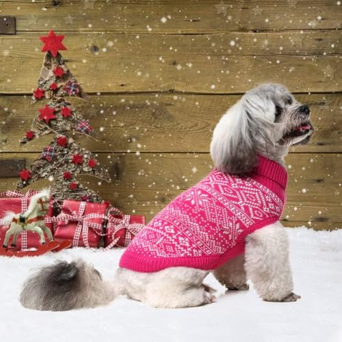 Dog Sweater Argyle (X-Large / Pink)