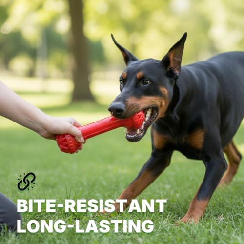Dog Toys for Aggressive Chewers (Mr. Bone - Double)