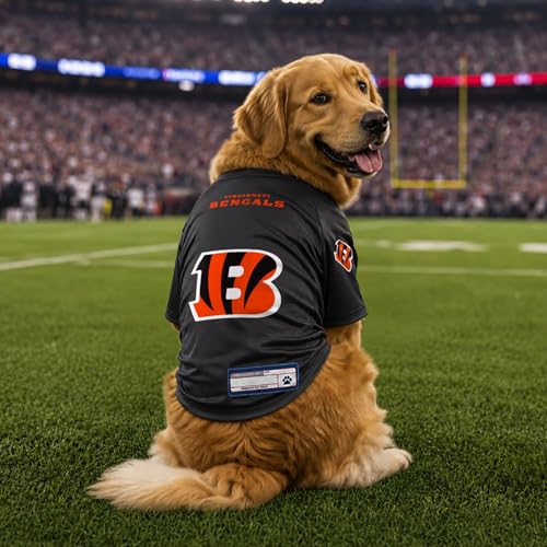 NFL Cincinnati Bengals Stretch Pet Jersey (Cincinnati Bengals / Small)
