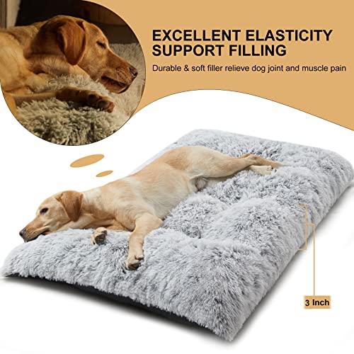 Dog Beds for Large Dogs (Grey / S(23x18 inch))