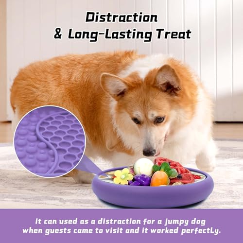 Dog Lick Bowl (Purple / Small)