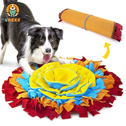 Pet Snuffle Mat for Dogs (red)