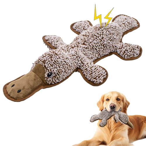 No Stuffing Dog Squeak Toys (Coffee)