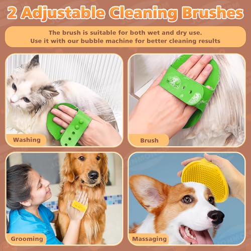 Dog Shampoo Foamer with Brush (400ml Bear)