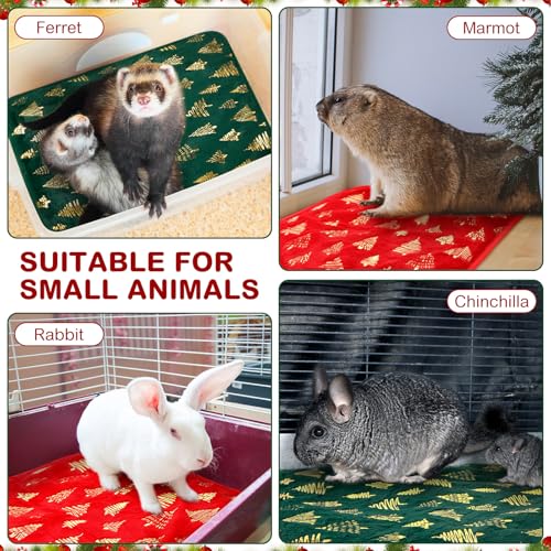 4 Pack Self Heating Cat Bed Cat Self Warming Pad with Removable Cover Extra Warm Thermal Pet Pad Washable Pet Crate Mat Anti Slip Kennel for Indoor Outdoor Pets (16 x 20 Inches)