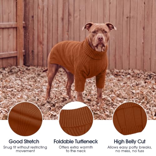 XL Dog Sweater (CaramelColor / X-Large)
