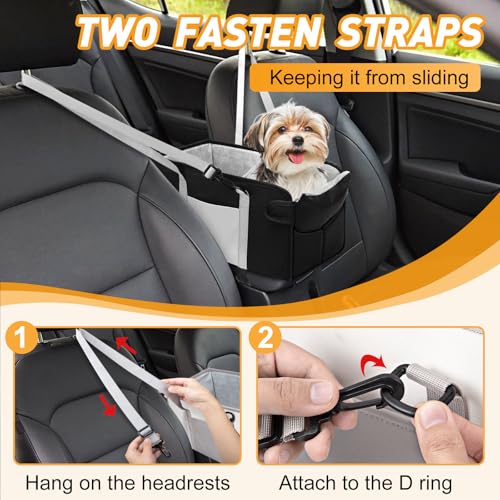 Portable Dog Car Seat for Small Dogs