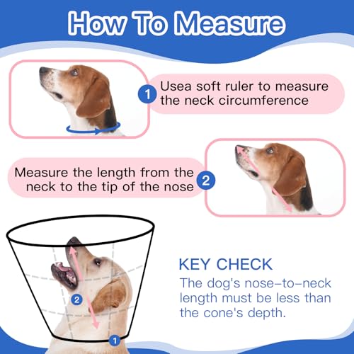 Dog Cone Alternative for Small Dogs to Stop Licking (Purple / Medium)