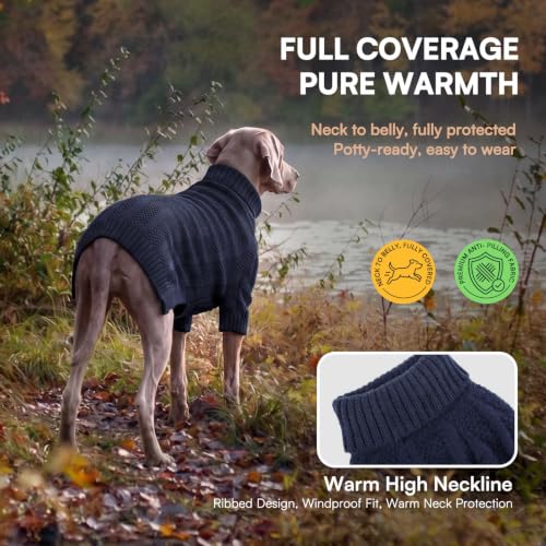XL Dog Sweater (X-Large / Dark Navy)