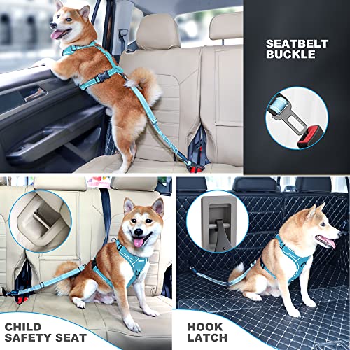 Dog Seatbelt Adjustable (Light Bule)