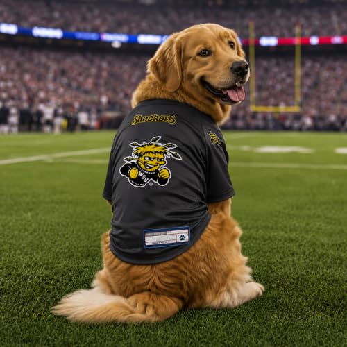 NCAA Wichita State Shockers Stretch Pet Jersey (Wichita State Shockers / X-Large)