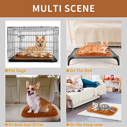 Self Warming Cat Bed Indoor (29x20 IN / Brown)