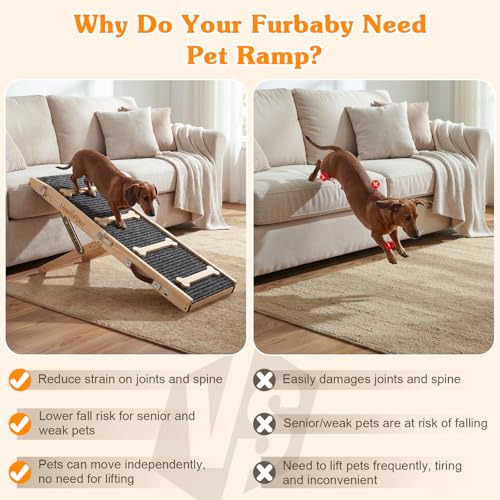 Dog Ramp for Couch (Wood)