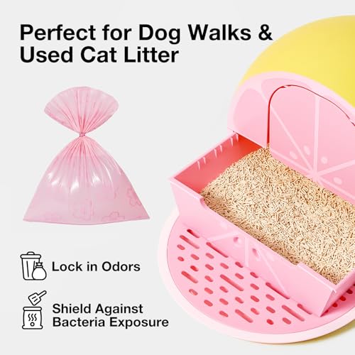 Cherry Blossom Scented Dog Poop Bags (Cherry Blossom / 1 Count (Pack of 300))