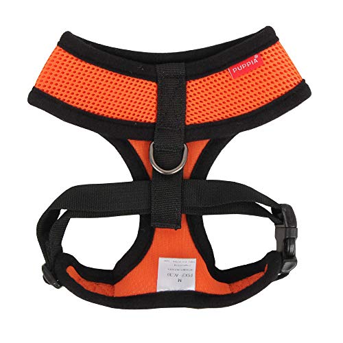 Soft Dog Harness No Choke Over (Orange / X-Small)