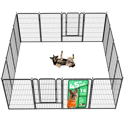Rollick Dog Playpen (Black / 45"H)