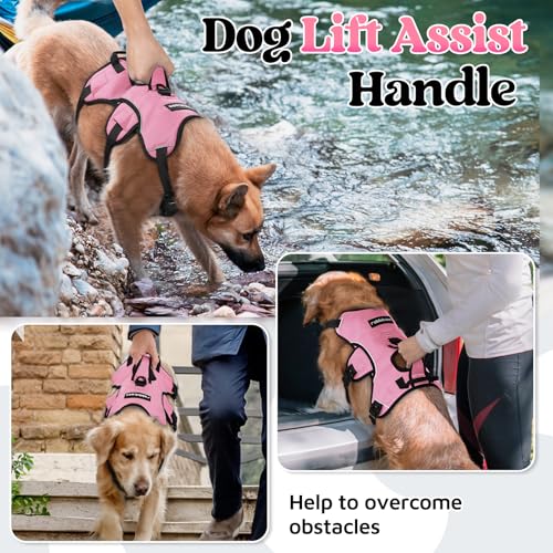 Escape Proof Dog Harness for X (Pink / X-Large)