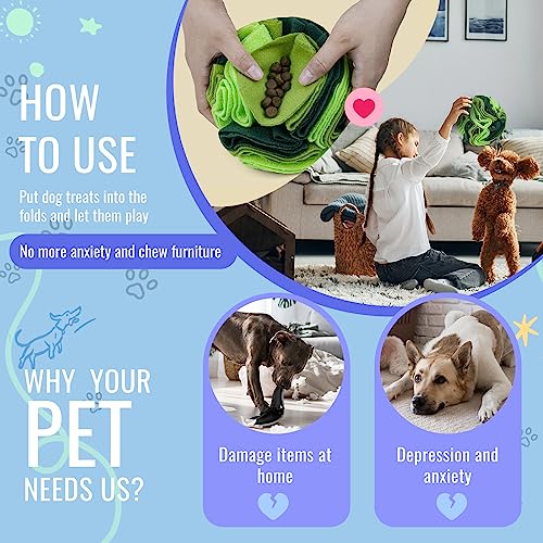 Pet Snuffle Ball (Gradient green / 15cm)