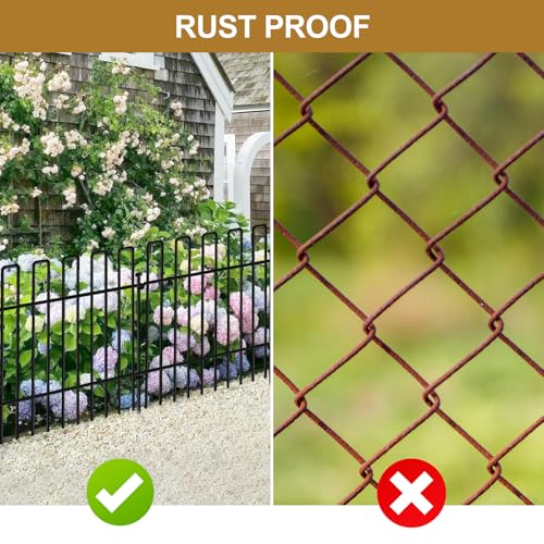 26 Panels No Dig Animal Barrier Fence (26 Panels, 13in(H) x 37ft(L))