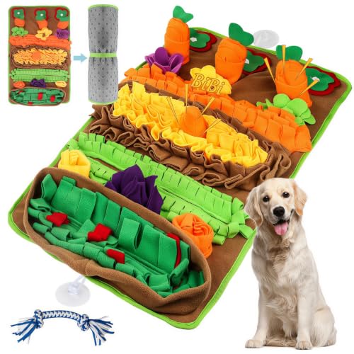 Snuffle Mat for Dogs (Green-Yellow)