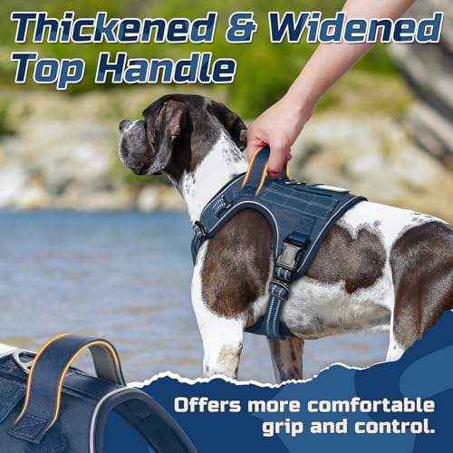 Tactical Dog Harness for X (Blue / X-Large)