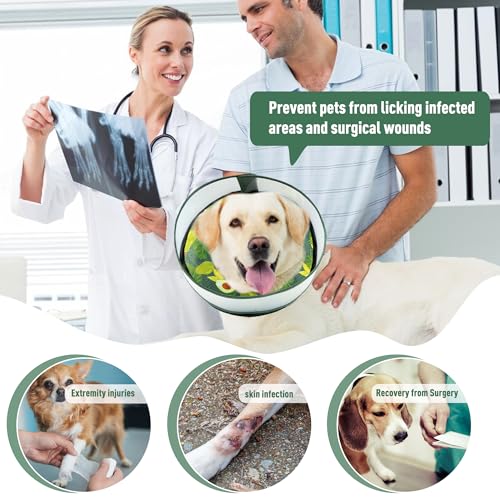 Inflatable Dog Cone (L / Avocado)