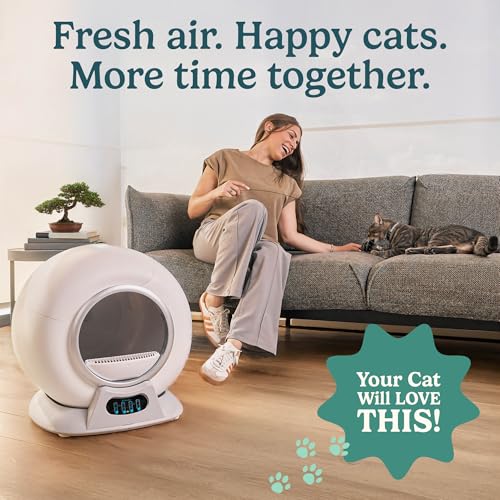 PurrTek Automatic Litter Box Self Cleaning 5GHz Wi (Large)