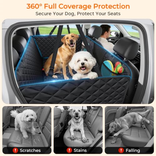 Back Seat Extender for Dogs (Black / M - Cars / Full Size SUVs)