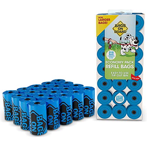 Dog Poop Bags (Blue / 315 Count (Pack of 1))