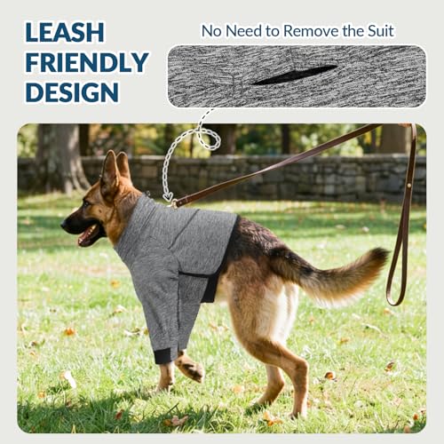 Dog Shirts Shoulder Surgery Suit for After Surgery (XL / Grey)
