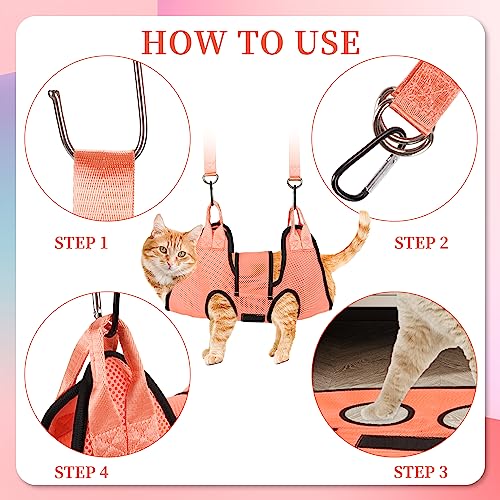 Dog Grooming Hammock Kit (S (17 LB Max) / Orange)