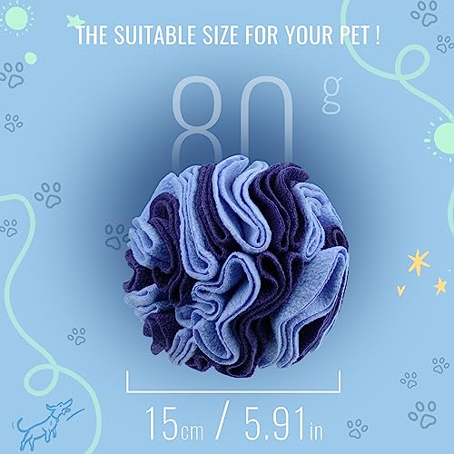 Pet Snuffle Ball (Gradient purple / 15cm)