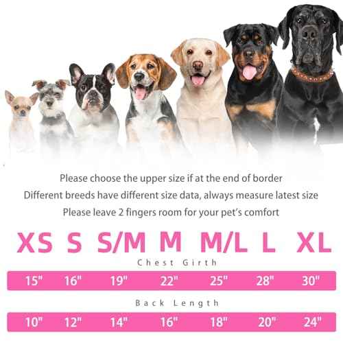 Dog Sweaters for Large Medium Small Dogs (L - Chest 28", Back 20" / Fuschia)