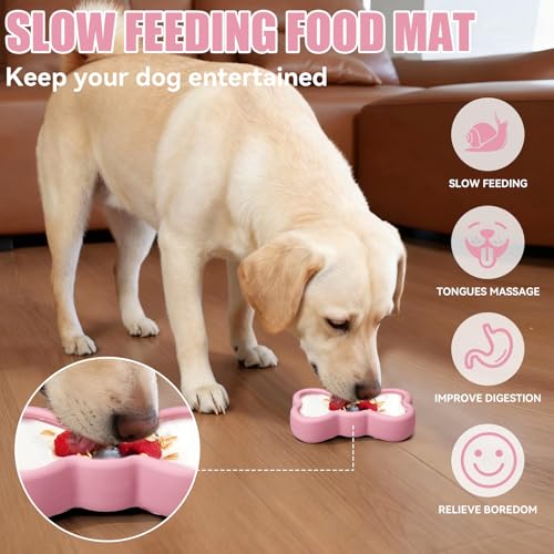Lick Mat for Dogs (S / A-Pink)
