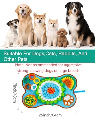 Snuffle Mat for Dogs (25x17 inch)