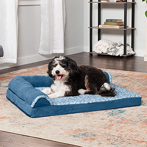 Orthopedic Dog Bed for Large (Large / Marine Blue)