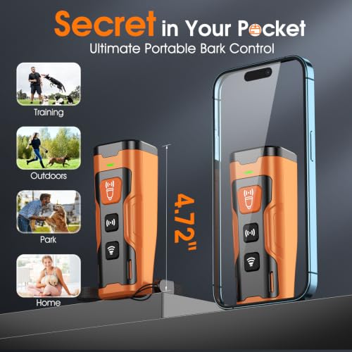 Stop Dog Barking Fast & Safely (Orange)