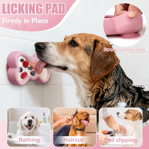 Lick Mat for Dogs (S / A-Pink)