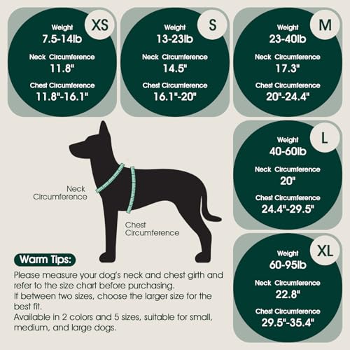Dog Anxiety Vest for Dogs (Midnight Calm / Xs (Chest 11.8-16.1"))