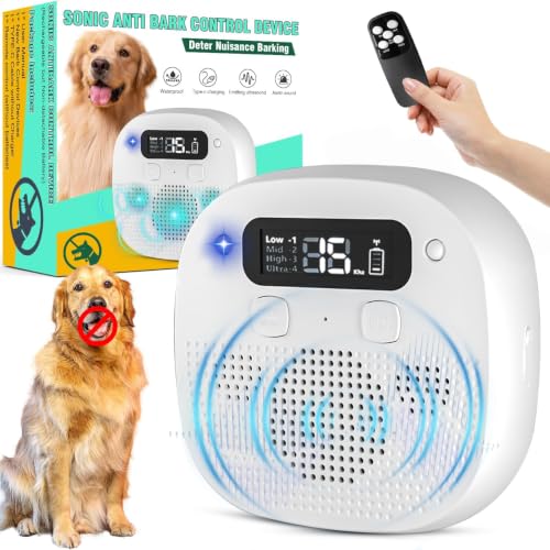 Anti Barking Device for Dogs (White)