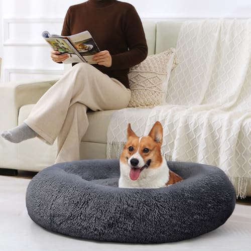 Dog & Cat Bed (20" / Dark Grey)