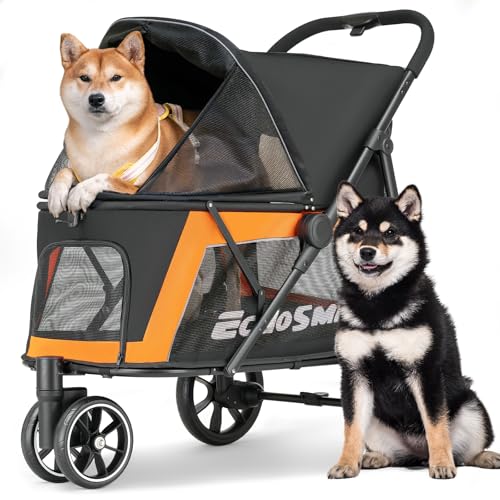 Dog Stroller for Medium & Small Dogs (Black)